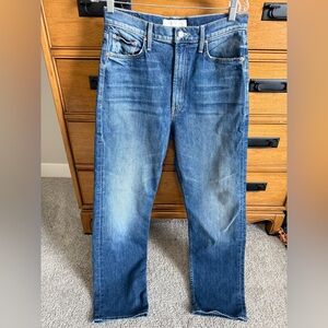 MOTHER High Waisted Study Hover Jeans